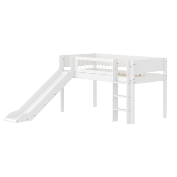 Liumäega poolkõrge voodi Flexa White (uus disain)