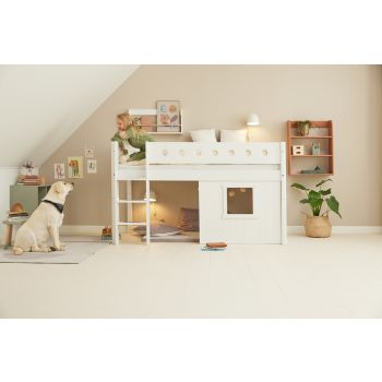 Poolkõrge majavoodi Flexa White