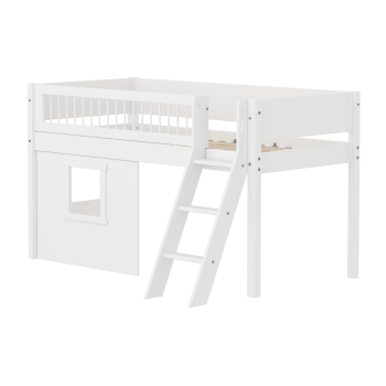 Poolkõrge kaldredeliga majavoodi Flexa White (uus disain)