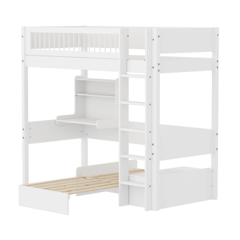 Kõrge voodi Flexa White Casa - Crossbars