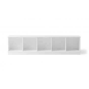 Puidust riiul 5x1, koos alusega – Oliver Furniture