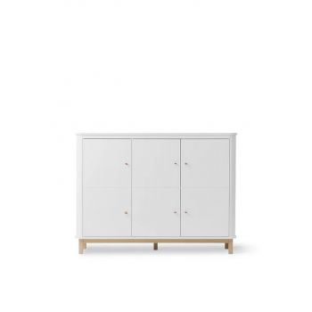 Wood multi kapp 3 uksega - Oliver Furniture