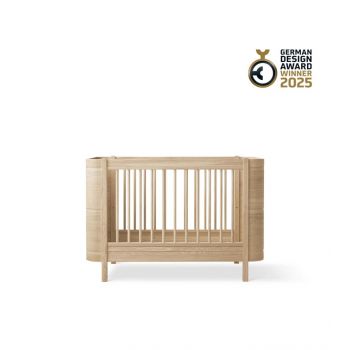 Wood Mini+ võrevoodi ja Junior laienduskomplekt - Oliver Furniture