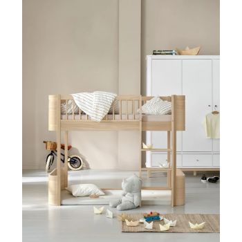 Wood Mini+ poolkõrge voodi - Oliver Furniture