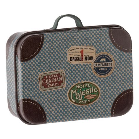 Miniatuurne metallist karp - Suitcase