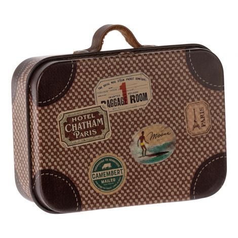 Miniatuurne metallist karp - Suitcase