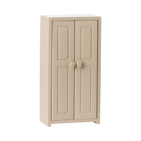 Miniatuurne puidust riidekapp (AW24)-Õrnroosa