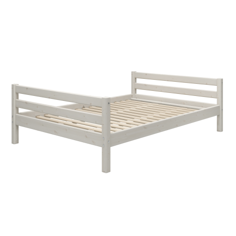 Voodi Flexa Classic (140x200 cm)-White Washed valge