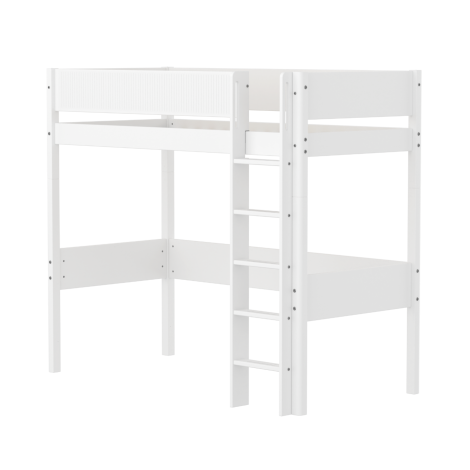 Kõrge voodi Flexa White - Grooves