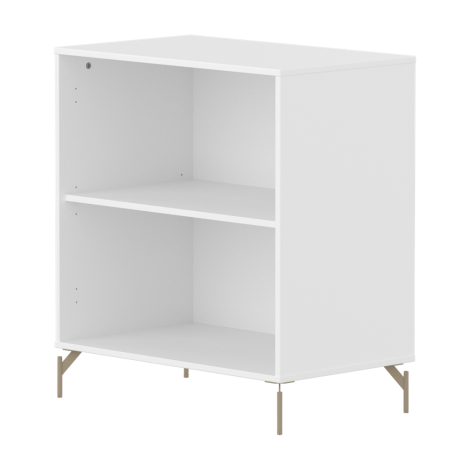 Riiul Flexa Saga metallist jalgadel-Valge/beež