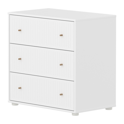 Kummut Flexa Saga, sooneline esikülg-Valge/tamm