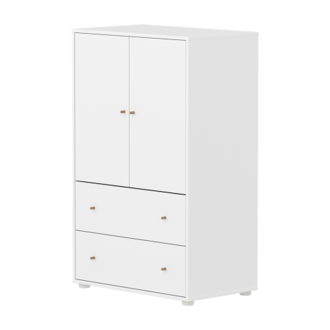 Poolkõrge kapp Flexa Saga-Valge/tamm