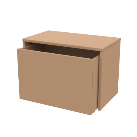 Pink-laud-panipaik Flexa Dots-Latté pruun