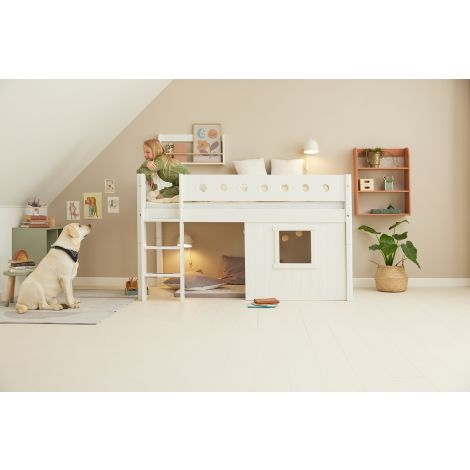 Poolkõrge majavoodi Flexa White