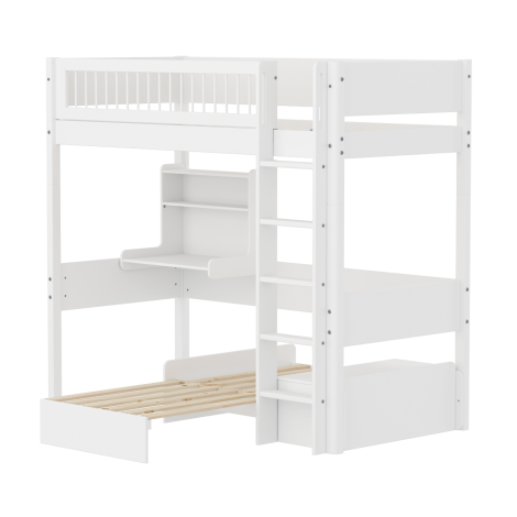 Kõrge voodi Flexa White Casa - Crossbars