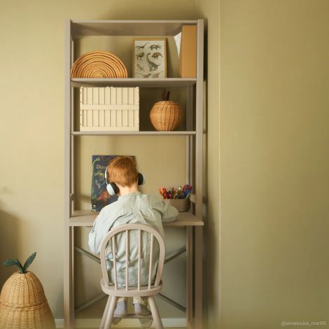 Riiul ByAulum ABC Agger-Sand-179 cm-83 cm-30 cm