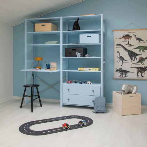 Riiul ByAulum ABC Agger (Deluxe)-Helesinine-179 cm-163 cm-30 cm