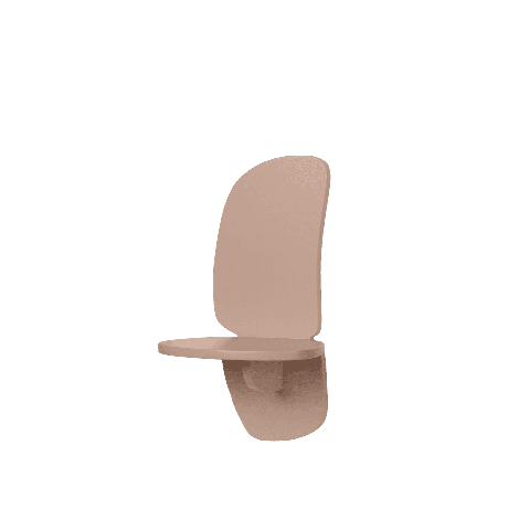 Riiul Pilu - suurem-Misty Rose roosa (hele)