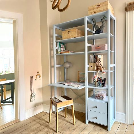 Riiul ByAulum ABC Astrup-Helesinine-30 cm-179 cm