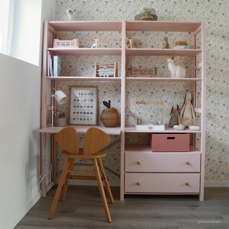 Riiul ByAulum ABC Agger (Deluxe)-Blushin roosa-179 cm-163 cm-30 cm