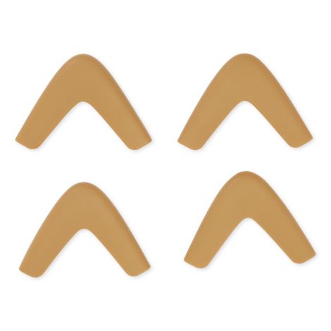 Silikoonist turvanurgad (4 tk)-Sinepipruun