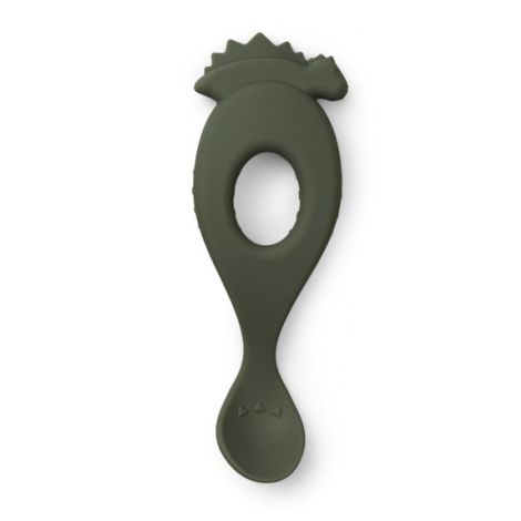 Silikoonist lusikas Liva - Dino-Deep Green roheline