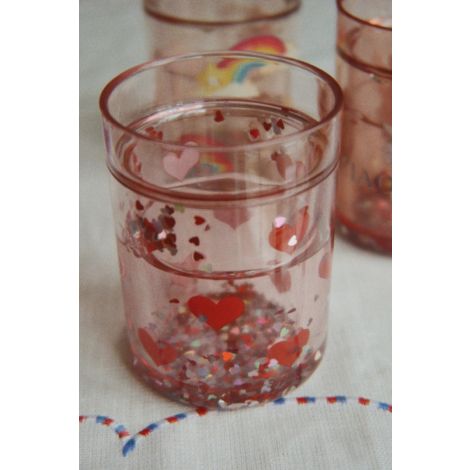Tass Glitter - Hearts