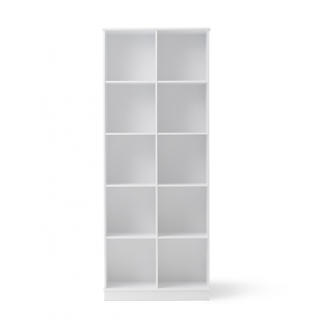 Puidust riiul 2x5, koos alusega – Oliver Furniture
