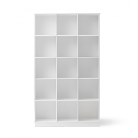 Puidust riiul 3x5, koos alusega – Oliver Furniture