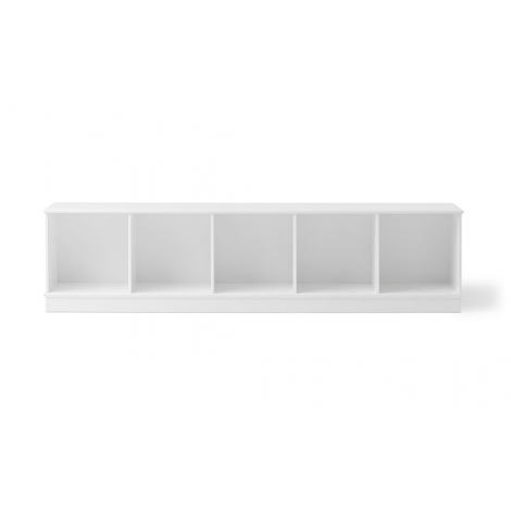 Puidust riiul 5x1, koos alusega – Oliver Furniture
