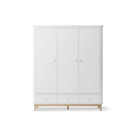 Wood Riidekapp 3 uksega - Oliver Furniture