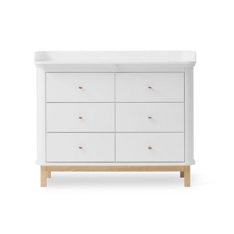 Wood Lastetoa kummut 6 sahtliga - Oliver Furniture