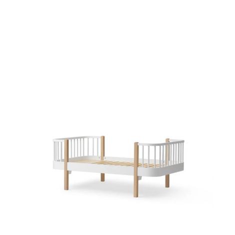 Wood Original Junior Voodi - Oliver Furniture-Valge/tamm