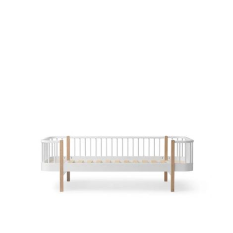 Wood Original Päevavoodi- Oliver Furniture-Valge/tamm