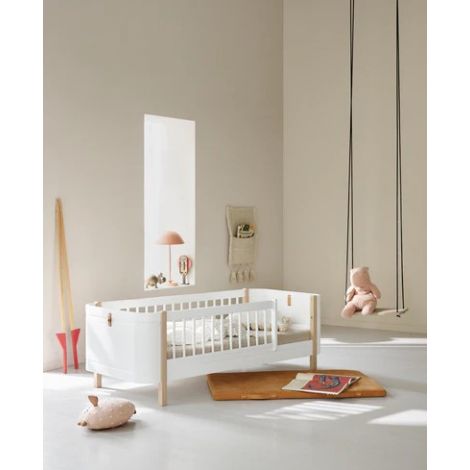 Wood Mini + Junior laienduskomplekt - Oliver Furniture-Valge/tamm