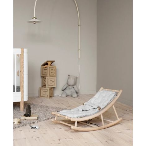 Wood beebi- ja väikelapse kiiktool-Hall/Tamm